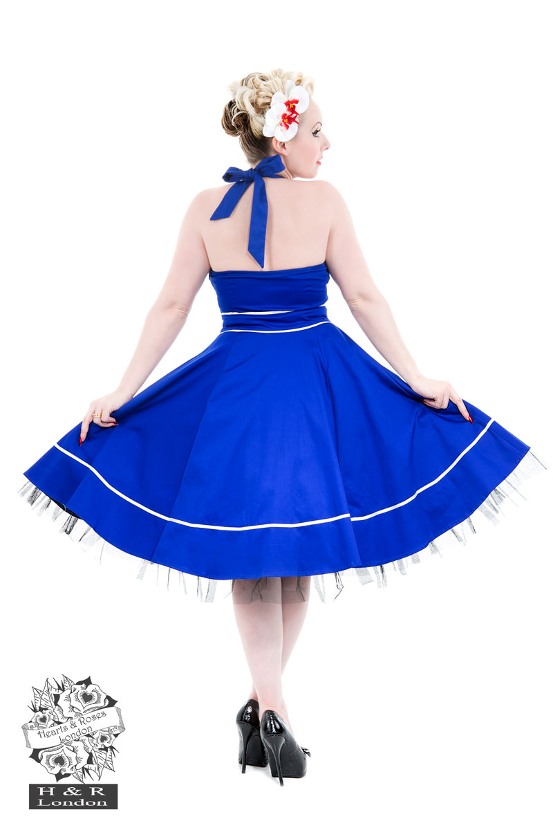 Blue Sailors Moon Halterneck Dress